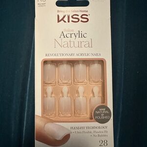 FREE WITH PURCHASE $10 or more! Kiss Salon Acrylic Natural Press-On Nails